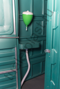 Туалетная Кабина "ЕвроКомфорт" на Выгребную Яму с Керамическим Унитазом