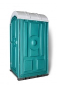 Туалетная Кабина "Комфорт" на Выгребную Яму с Керамическим Унитазом